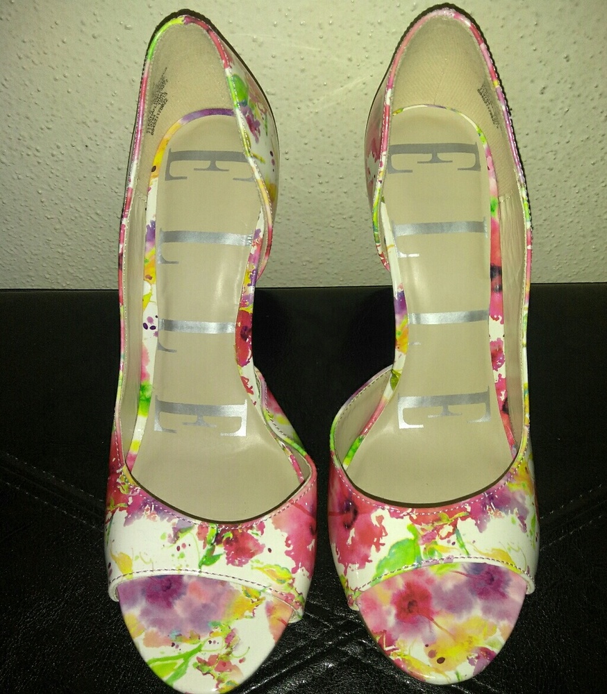 Elle Floral Open toe heels 🌸🌺🌼